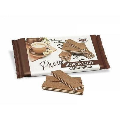 Вафли Рахат шоколадно-сливочные 400г