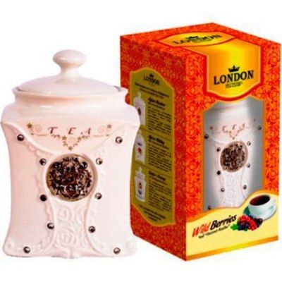 Чайница фарфор чай LTC черн 100г лесные ягоды