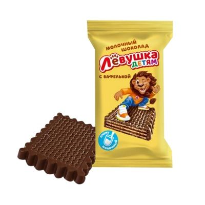 Левушка детям Шоколад с вафлями