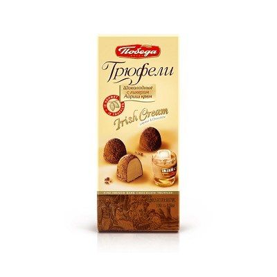 Трюфели шоколадный с ликером Айриш крем 180гр
