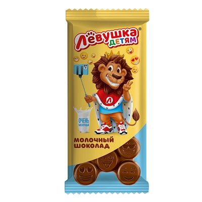 Левушка детям молочный 85гр