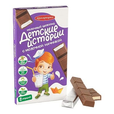 Коммунарка Детские истории с молочной начинкой 200гр