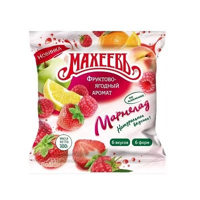 Мармелад желейный Фруктово-ягодный аромат 300г