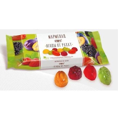 Мармелад Ягоды от Рахат 250г=13шт/Рахат