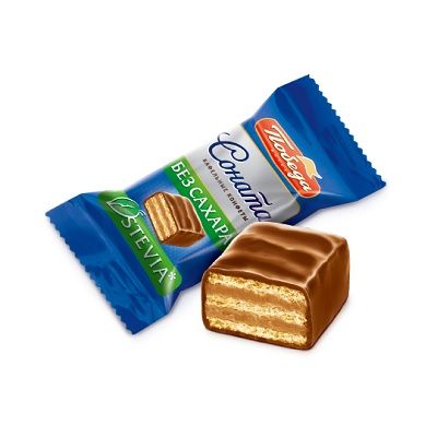 Соната без сахара в молочном шоколаде