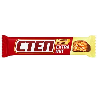 Степ extra nut 47г бат. ваф. глаз.=25шт/СЛ